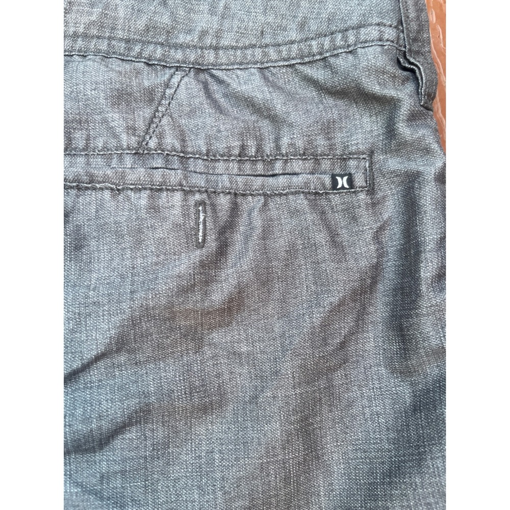 Hurley Mens Walk Shorts Grey Heathered Flat Front Shorts Size 30 (167) - Picture 5 of 8